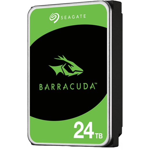 24TB Seagate BarraCuda 3.5" SATA III Hard Drive - 7200RPM, 512MB Cache